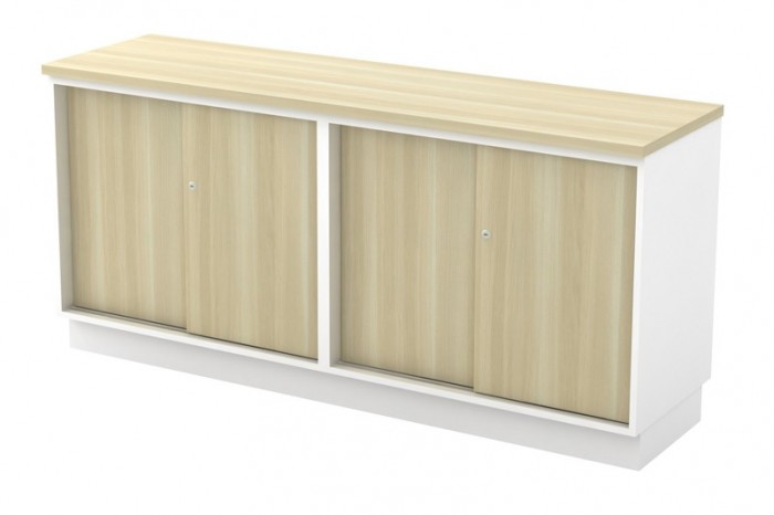 Dual Sliding Door Low Cabinet